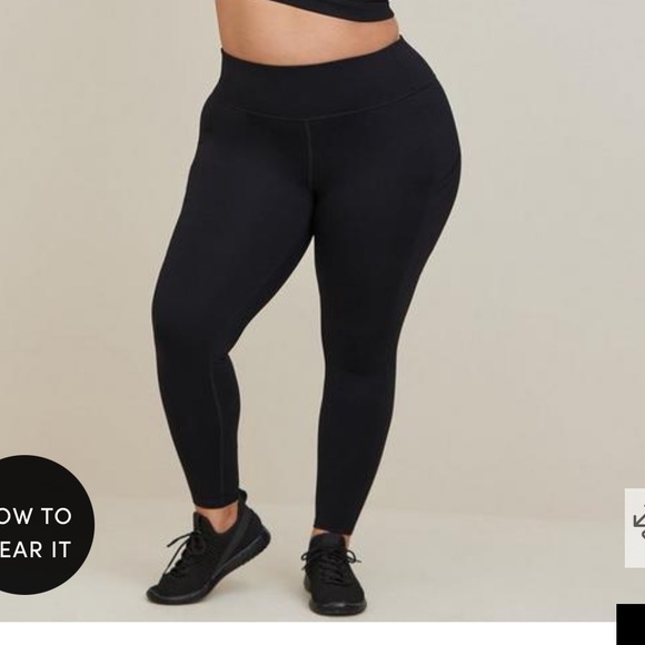 Torrid 2X Full Length Active Legging with Side Pockets Performance Core - Picture 2 of 11